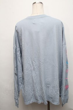 画像2: LAND by MILKBOY / KINGJUN GLAVE L.S. TEE  ブルー S-24-09-03-044-MB-TO-AS-ZT186