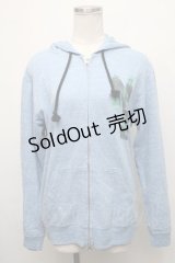 MILKBOY / ロゴptZIPパーカー  ブルー S-24-09-03-045-MB-TO-AS-ZT186