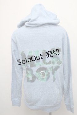 画像2: MILKBOY / ロゴptZIPパーカー  ブルー S-24-09-03-045-MB-TO-AS-ZT186