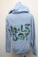 画像2: MILKBOY / ロゴptZIPパーカー  ブルー S-24-09-03-045-MB-TO-AS-ZT186 (2)