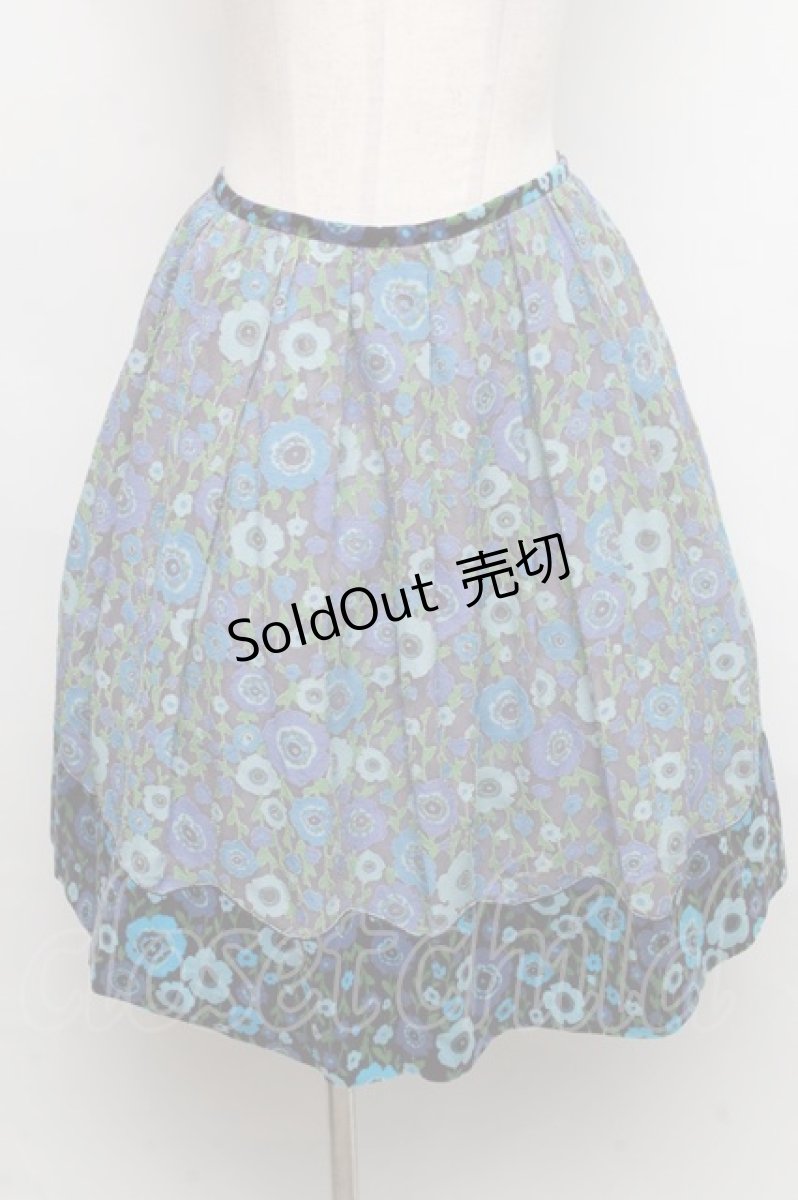 画像1: 【SALE】Jane Marple /ポピースカート  ブルー S-24-09-05-070-JM-SK-AS-ZT224 (1)