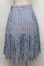 画像2: 【SALE】Jane Marple Dans Le Saｌon /Dear Little Scrapスカート M ブルー S-24-09-05-073-JM-SK-AS-ZT223 (2)