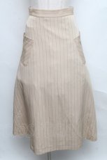 画像1: 【SALE】LEBECCA boutique /交渉しにいくピンストライプスカート M アイボリー S-24-09-05-081-EL-SK-SZ-ZT013 (1)