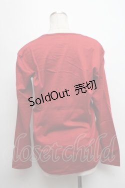 画像2: PINK HOUSE / ロゴプリントカットソー  赤 S-24-09-05-024-LO-TO-AS-ZT420