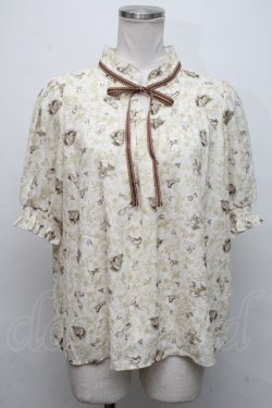 画像1: axes femme POETIQUE / ディズニーバンビ/ブラウス  ベージュ S-24-09-05-035-AX-BL-AS-ZI