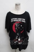 KILL STAR / pt半袖カットソー  黒 S-24-09-14-052-SL-TO-AS-ZT397