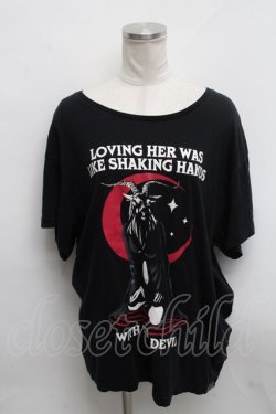 画像1: KILL STAR / pt半袖カットソー  黒 S-24-09-14-052-SL-TO-AS-ZT397