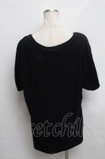 画像2: 【SALE】KILL STAR / pt半袖カットソー  黒 S-24-09-14-052-SL-TO-AS-ZT397 (2)