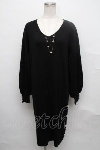 axes femme / ネックレス付ニットワンピース   S-24-09-14-041-AX-OP-AS-ZT436