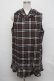 画像1: NieR Clothing / ノースリーブワンピース  ブラウン S-24-09-15-023-PU-TO-AS-ZT204 (1)