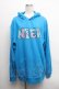 画像1: NieR Clothing / プリントパーカー  ブルー S-24-09-18-008-PU-TO-AS-ZT261 (1)