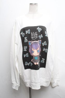 画像1: NieR Clothing / 擬人化シエルトレーナー  白 S-24-09-18-010-PU-TO-AS-ZT217