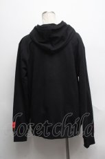 画像2: 【SALE】NieR CLOTHING / ミケシルエットパーカー  黒 S-24-09-18-017-PU-TO-AS-ZT217 (2)