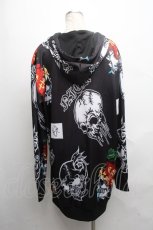 画像2: 【SALE】NieR CLOTHING / プリントパーカー  黒 S-24-09-18-003-PU-TO-AS-ZT218 (2)