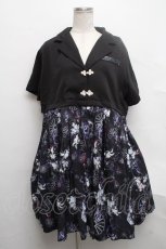 画像1: 【SALE】NieR CLOTHING / プリーツワンピース  黒 S-24-09-18-032-PU-OP-AS-ZT183 (1)