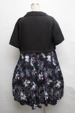画像2: 【SALE】NieR CLOTHING / プリーツワンピース  黒 S-24-09-18-032-PU-OP-AS-ZT183 (2)