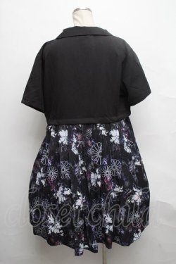 画像2: NieR Clothing / プリーツワンピース  黒 S-24-09-18-032-PU-OP-AS-ZT183