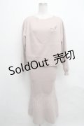 NieR Clothing / ニットトップス＆ワンピース  ピンク S-24-09-18-033-PU-OP-AS-ZT214
