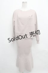 NieR Clothing / ニットトップス＆ワンピース  ピンク S-24-09-18-033-PU-OP-AS-ZT214