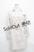 【SALE】NieR CLOTHING / トレンチコート  ベージュ S-24-09-18-037-PU-CO-AS-ZTC053