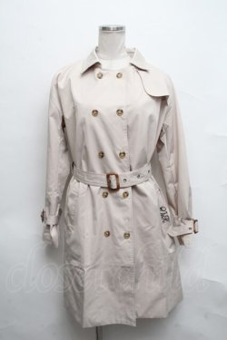 画像1: NieR Clothing / トレンチコート  ベージュ S-24-09-18-037-PU-CO-AS-C053