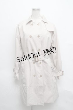 画像1: 【SALE】NieR CLOTHING / トレンチコート  ベージュ S-24-09-18-037-PU-CO-AS-ZTC053