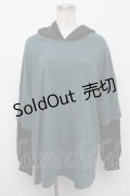 NieR Clothing / ロゴ刺繍パーカー  グリーン S-24-09-19-029-PU-TO-AS-ZT183