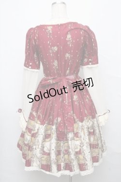 画像2: ALICE and the PIRATES / Masquerade Theaterワンピース  ワイン S-24-09-21-055-PA-OP-HR-ZS
