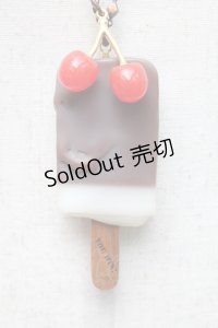 Q-pot. / チェリーチョコレートアイスキャンディバーネックレス  ブラウン S-24-09-24-007-QP-AC-AS-ZI