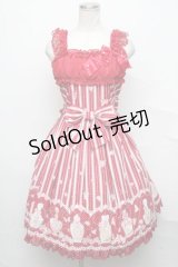 Angelic Pretty /  ローズトワレジャンパースカート  ワイン S-24-09-25-051-AP-OP-AS-ZS
