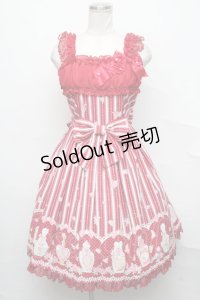Angelic Pretty /  ローズトワレジャンパースカート  ワイン S-24-09-25-051-AP-OP-AS-ZS