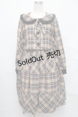 画像1: Angelic Pretty /図書館ワンピース  ベージュ S-24-09-25-039-AP-OP-UT-ZT425