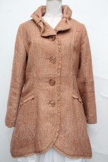 画像1: 【SALE】axes femme / COATバック編み上げコート  オレンジ S-24-09-26-044-AX-JA-HR-ZTC063 (1)