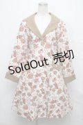 metamorphose / ゴブラン風くまちゃんコートワンピース  オフ S-24-09-29-011-ME-CO-AS-ZS