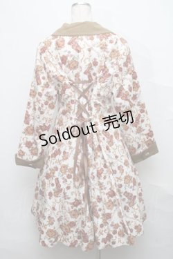 画像2: metamorphose / ゴブラン風くまちゃんコートワンピース  オフ S-24-09-29-011-ME-CO-AS-ZS