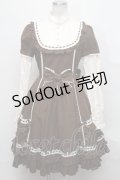 Angelic Pretty / 社交界ワンピース  ブラウン S-24-09-29-012-AP-OP-AS-ZS