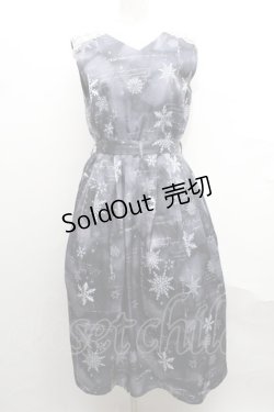 画像1: axes femme / トゥインクルスノー柄ワンピース   S-24-10-01-075-AX-OP-HR-ZI