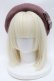 画像2: m petit by misako / NINA`SAMカメオベレー  ピンクベージュ S-24-10-05-008-LO-AC-AS-ZT286 (2)