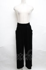 画像2: 【SALE】LISTEN FLAVOR / タイガーチェイナベロアトラックパンツ  黒 S-24-10-09-076-PU-TS-AS-ZT070 (2)