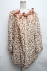 画像1: PINK HOUSE CHELSEA / リボン付きフェイクファーコート  ピンク S-24-10-09-027-EL-CO-UT-ZTC008 (1)