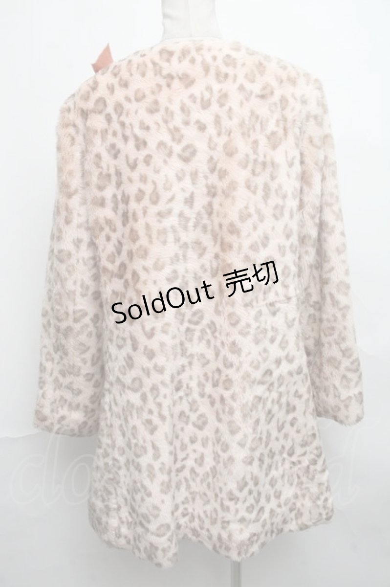 画像2: PINK HOUSE CHELSEA / リボン付きフェイクファーコート  ピンク S-24-10-09-027-EL-CO-UT-ZTC008 (2)