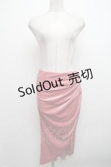 LACEMADE / ベロアスカート  ピンク S-24-10-11-082-LO-SK-AS-ZT225