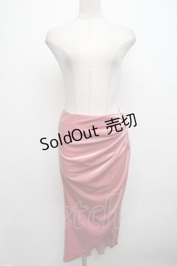 画像1: LACEMADE / ベロアスカート  ピンク S-24-10-11-082-LO-SK-AS-ZT225