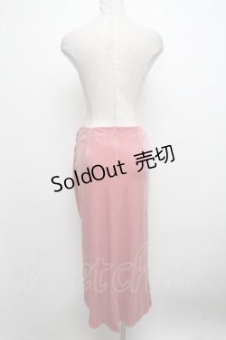 画像2: LACEMADE / ベロアスカート  ピンク S-24-10-11-082-LO-SK-AS-ZT225