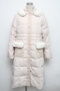 axes femme / キルティングダウンコート  ベージュ S-24-10-13-045-AX-CO-AS-ZT-C024