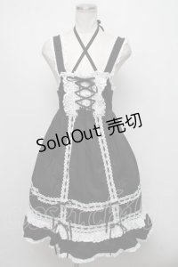 BABY,THE STARS SHINE BRIGHT / ベビードールジャンパースカート  黒 S-24-10-15-068-BA-OP-UT-ZS
