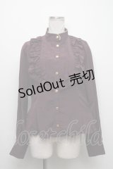metamorphose / dim lightブラウス  ワイン S-24-10-17-012-ME-BL-AS-ZS