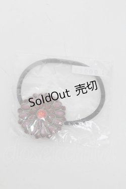 画像1: MARBLE / ストーンヘアゴム   S-24-10-19-002-GO-AC-HR-ZS