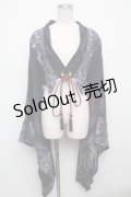 Qutie Frash / 着物ショートカーデ  紺 S-24-10-22-051-QU-TO-AS-ZS