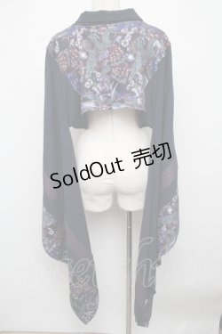 画像2: Qutie Frash / 着物ショートカーデ  紺 S-24-10-22-051-QU-TO-AS-ZS